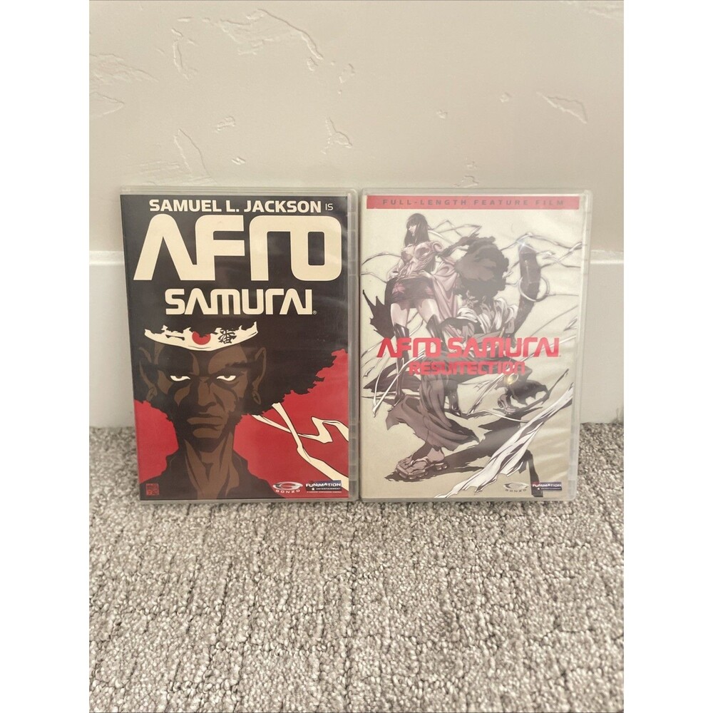 Afro Samurai: Resurrection & Afro Samurai DVD Lot